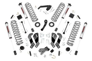 Jeep Wrangler Suspension Lift Kit - Front + Rear - Rough Country - 3.5 Inch Lift Kit | V2 - '07-'18